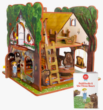 Load image into Gallery viewer, Storytime Toys - Goldilocks and The Three Bears Book and Play Set