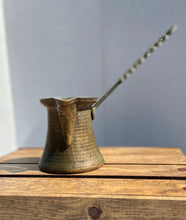 Load image into Gallery viewer, Vintage Turkish Coffee Pot, Hammered Copper
