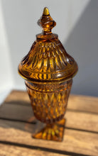 Load image into Gallery viewer, Amber Apothecary Jar with Lid
