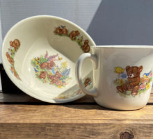 Load image into Gallery viewer, Vintage Child's Cup and Bowl Set

