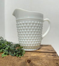 Load image into Gallery viewer, Hobnail Milk Glass Pitcher
