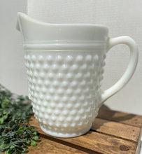 Load image into Gallery viewer, Hobnail Milk Glass Pitcher
